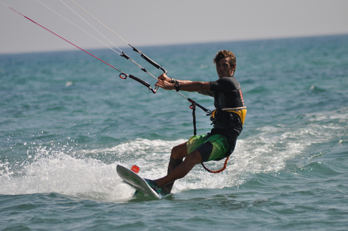 Rider in azione sullo Stagnone di Marsala
