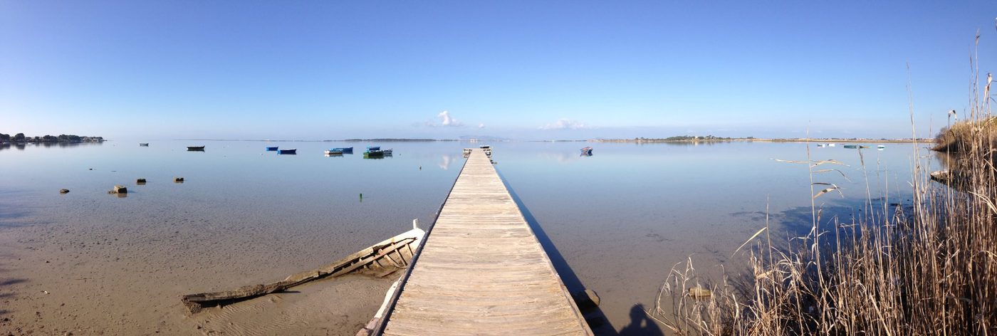 Lo Stagnone di Marsala visto dal vecchio pontile
